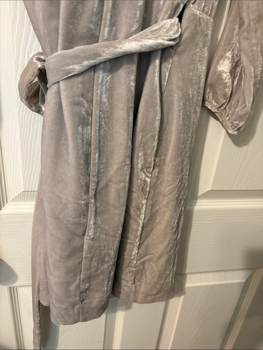 J. Crew Velvet Wrap-Style Dress - Picture 6 of 7
